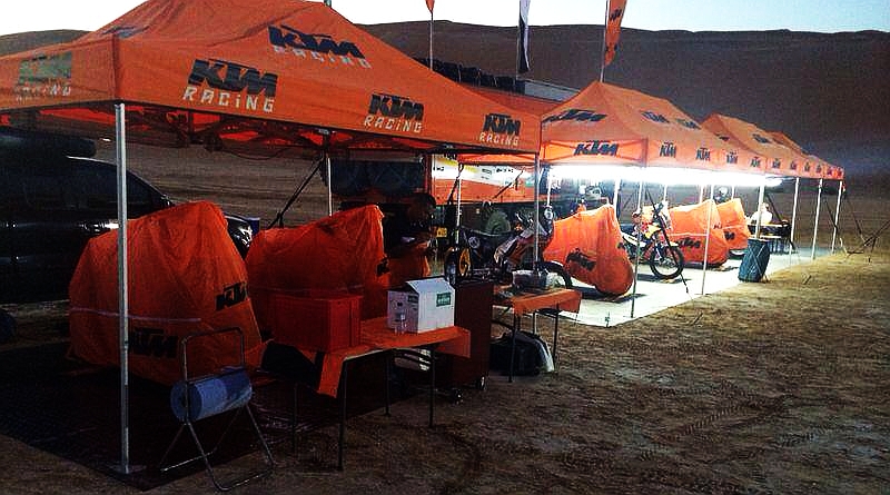 KTM racing Tents