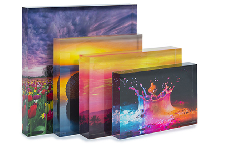 acrylic mounted blocks