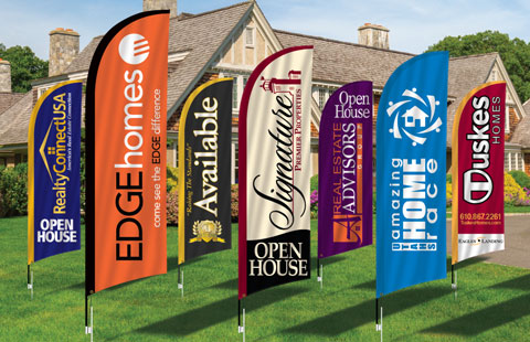 feather flags realestate