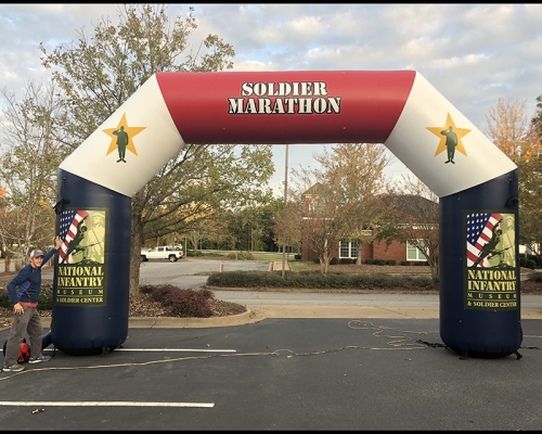 inflatable arch military