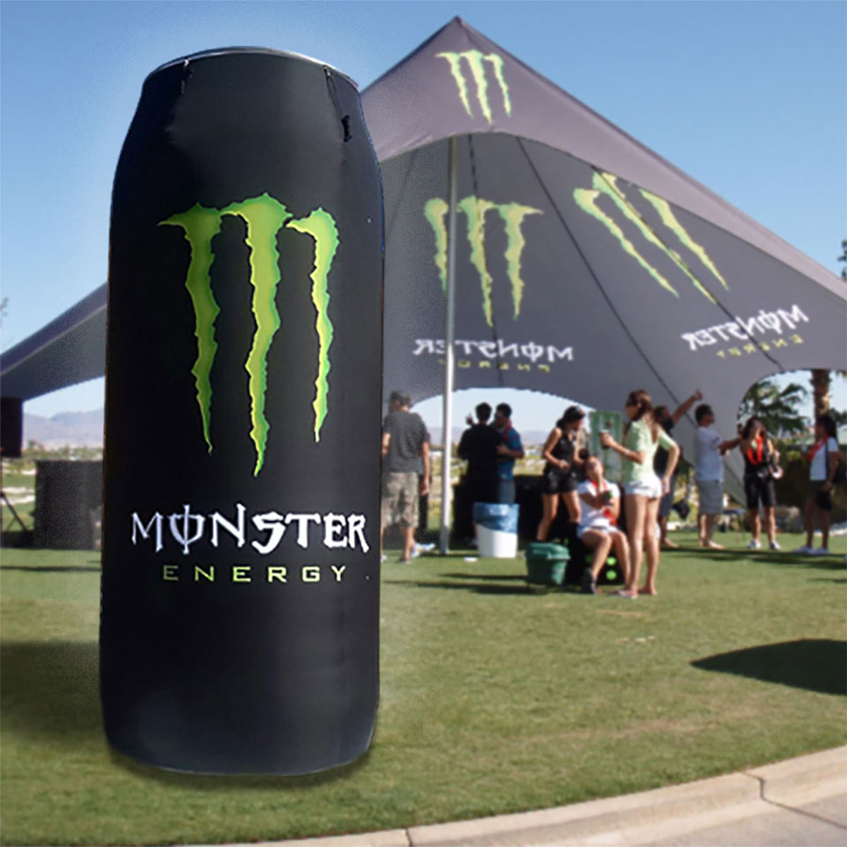 pop inflatable monster