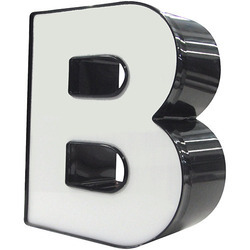 Dimensional letters for B