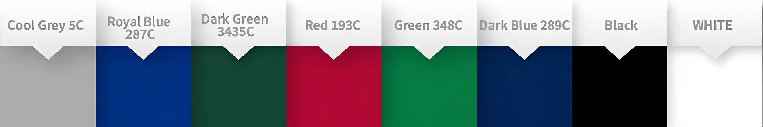 Standard Pop Up Canopies Colors